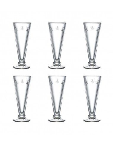 Set de 6 Copas Flauta Abeja