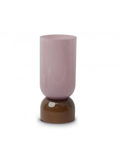 Florero Bicolore - Pink-Brown