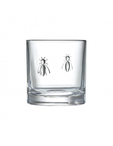 Set de 4 Vasos Cortos Abeja