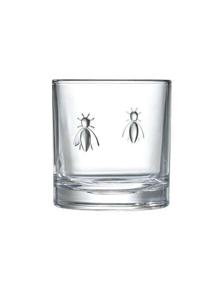 Set de 4 Vasos Cortos Abeja