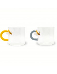 Set 2 Tazas de Café Abeja