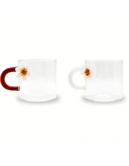 Set de 2 Tazas de Café Daisy