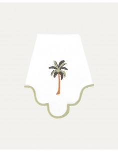 Servilleta Ondulada con Palmera