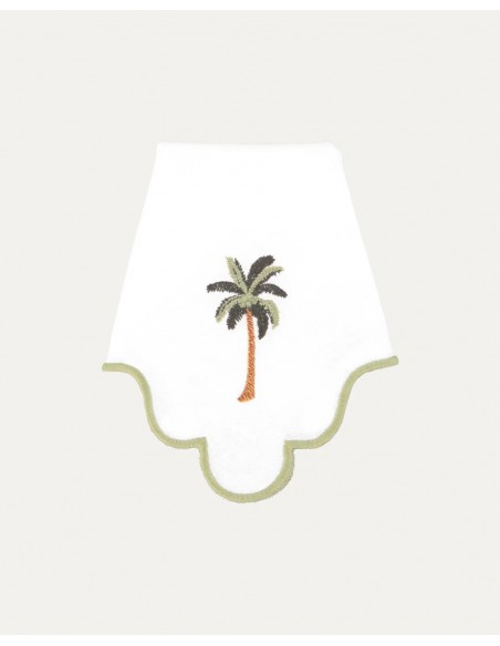 Servilleta Ondulada con Palmera