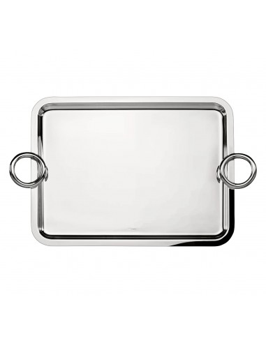 Bandeja Con Asas Vertigo Silver Plated