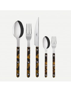 Set de 5 Piezas Bistrot Faux Tortoise