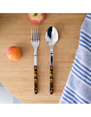 Set de Piezas de Servir Bistrot Faux Tortoise