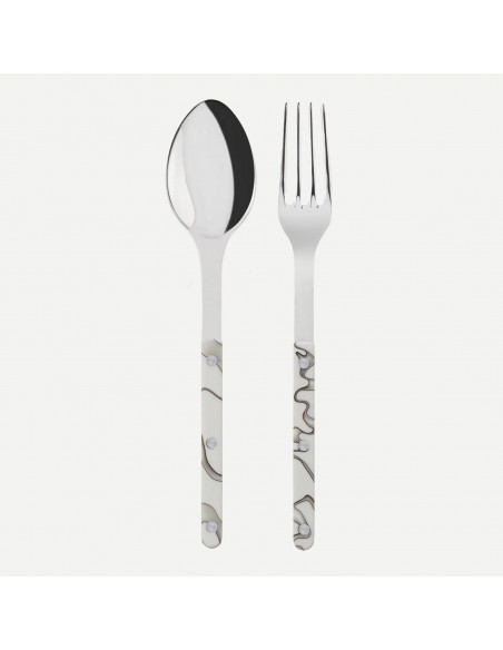 Set de 2 Piezas de Servir Bistrot Dune Ivory