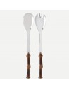 Set de 2 Piezas de Servir Ensalada Panda - Bambú Oscuro