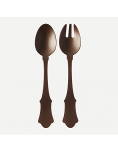Set de 2 Piezas de Servir Ensalada Honorine - Marrón
