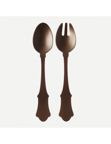 Set de 2 Piezas de Servir Ensalada Honorine - Marrón
