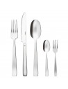 Set de 5 Piezas Flat, Stainless Steel