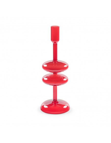 Portavelas Soffusi Rojo M