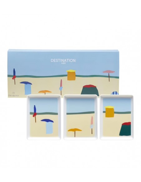 Set de 3 Mini Platos Destino de Mar