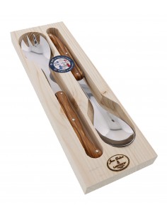 Set de 2 Piezas de Servir Ensalada Olivewood