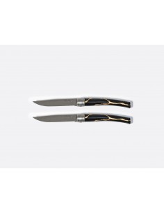 Set de 2 Cuchillos de Mesa Kintsugi Charbon