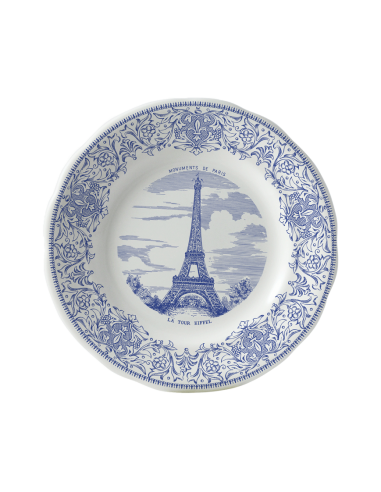 Set de 6 Platos de Postre Monuments de Paris