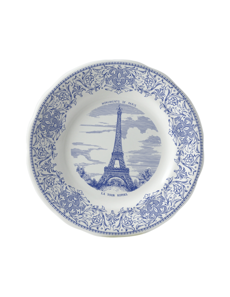 Set de 6 Platos de Postre Monuments de Paris