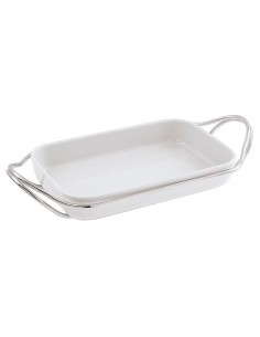 Platón Rectangular con Soporte