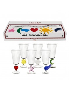 Set de 6 Copas de Vino Cœuriatides