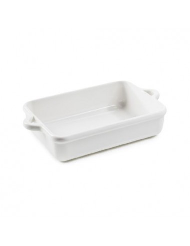 Fuente Rectangular Blanco Alabastro