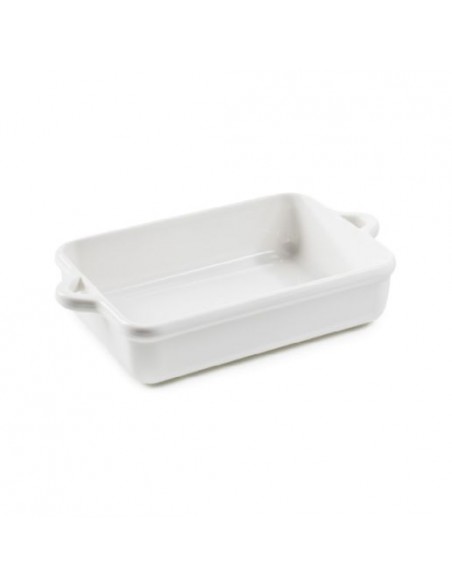 Fuente Rectangular Blanco Alabastro