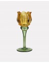Candelabro Tulip Glass - Amarillo