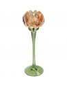 Candelabro Flower Glass - Naranja