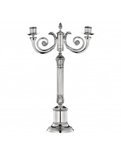 Candelabro 2 Luces Malmaison Silver Plated