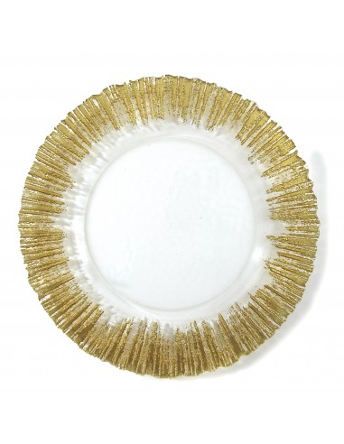 Plato Base Sunburst Gold S/4