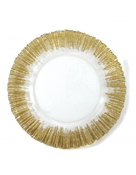 Plato Base Sunburst Gold S/4