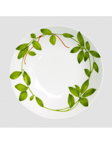 Plato de Sopa Fil Rouge Foglie