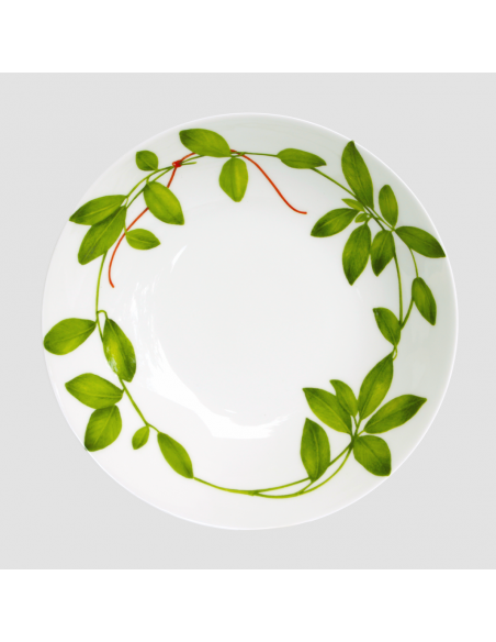 Plato de Sopa Fil Rouge Foglie