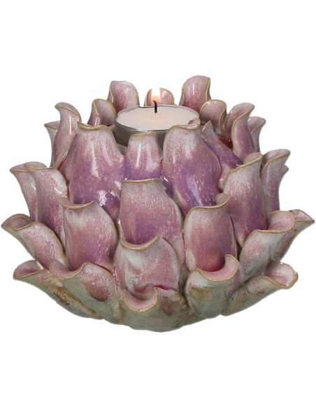 Portavelas Flowers - Pink