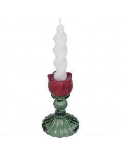 Portavelas Tulip Glass - Purple