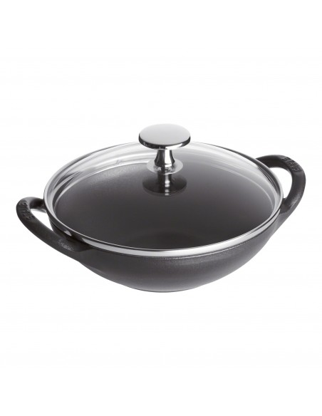 Baby Wok con Tapa - Negro
