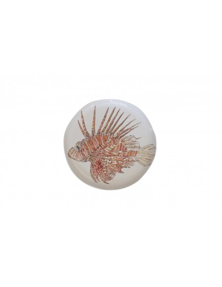 Plato Pesce Leone Tropicale