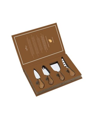 Set de 4 Cuchillos de Queso Gift Novels