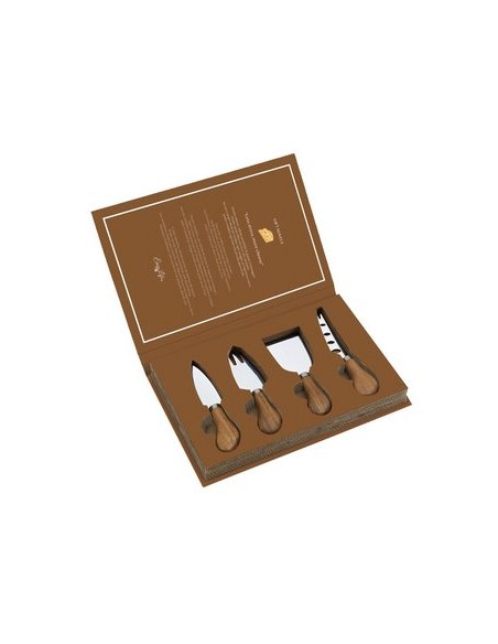 Set de 4 Cuchillos de Queso Gift Novels