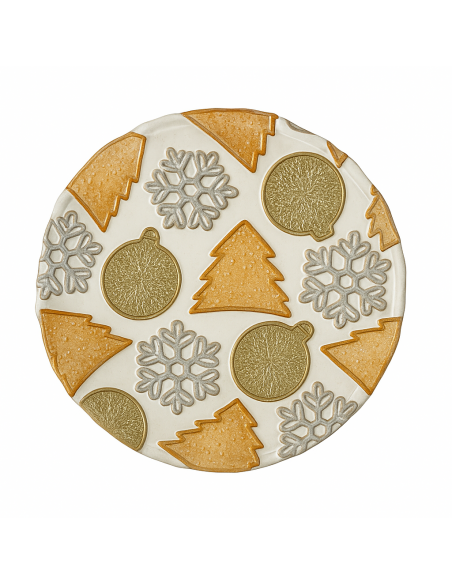 Plato de Postre Gold Mirror