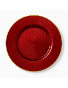 Plato de Postre Focus Bright Red
