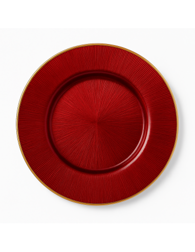 Plato de Postre Focus Bright Red