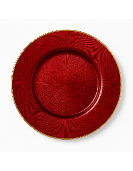 Plato de Postre Focus Bright Red