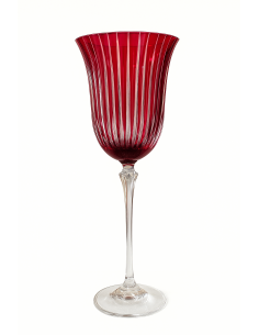 Set 6 Copas de Agua Gema Magnifico Red