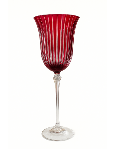 Set 6 Copas de Agua Gema Magnifico Red