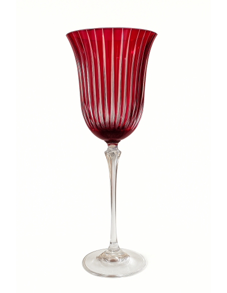 Set 6 Copas de Agua Gema Magnifico Red