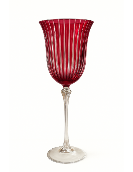 Set de 6 Copas de Vino Gema Magnifico Roja