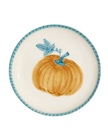 Plato de Pan Pumpkin - Handpainted