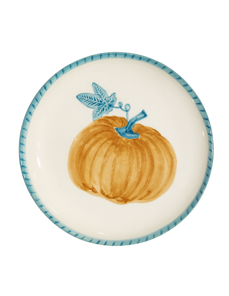 Plato de Pan Pumpkin - Handpainted