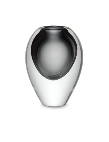 Florero Geometric h15.5cm Gris Humo
